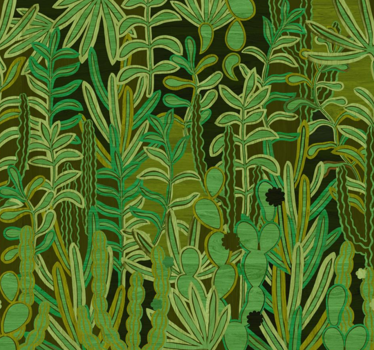 Visual pattern of hand-drawn