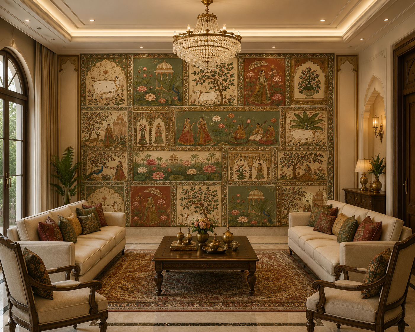Royal Rajasthani Palace Scene
