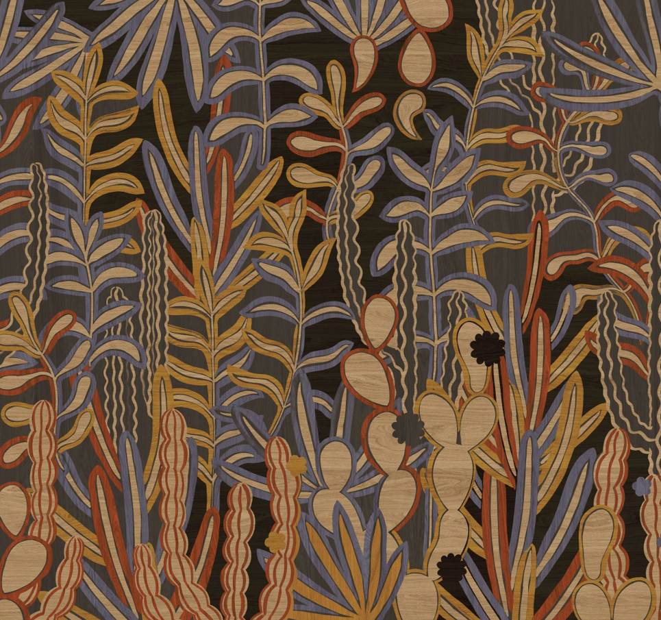 Bronzed Foliage Weave
