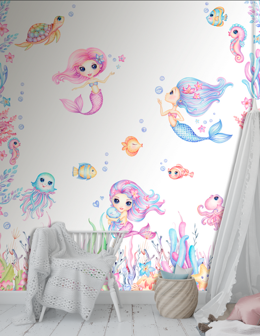 Mermaid Coral Wonderland