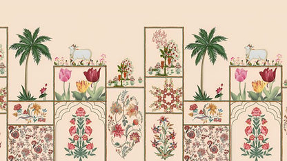 Floral Panel Tapestry Pattern