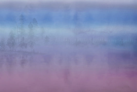 Misty Green Lake