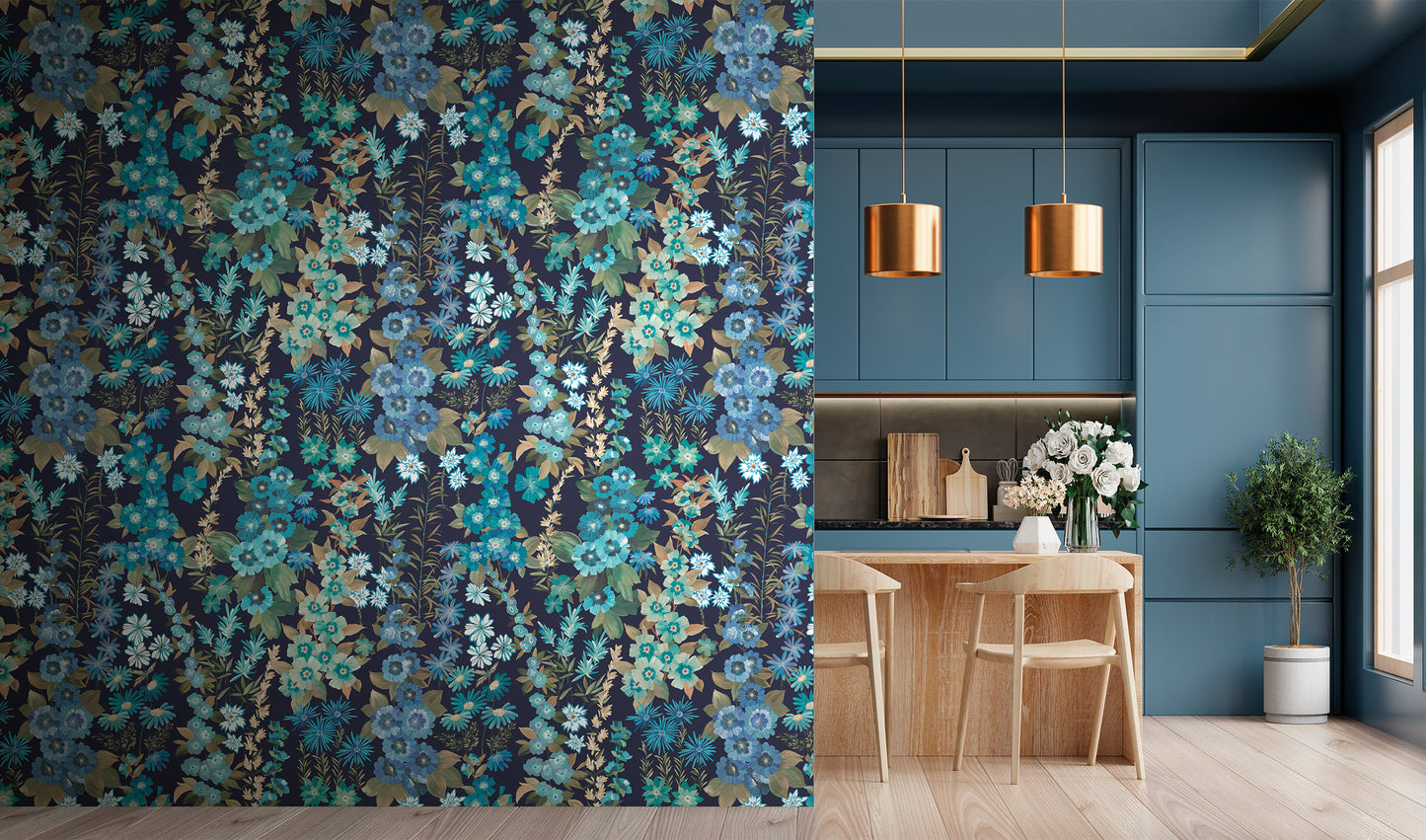 Midnight Meadow Tapestry