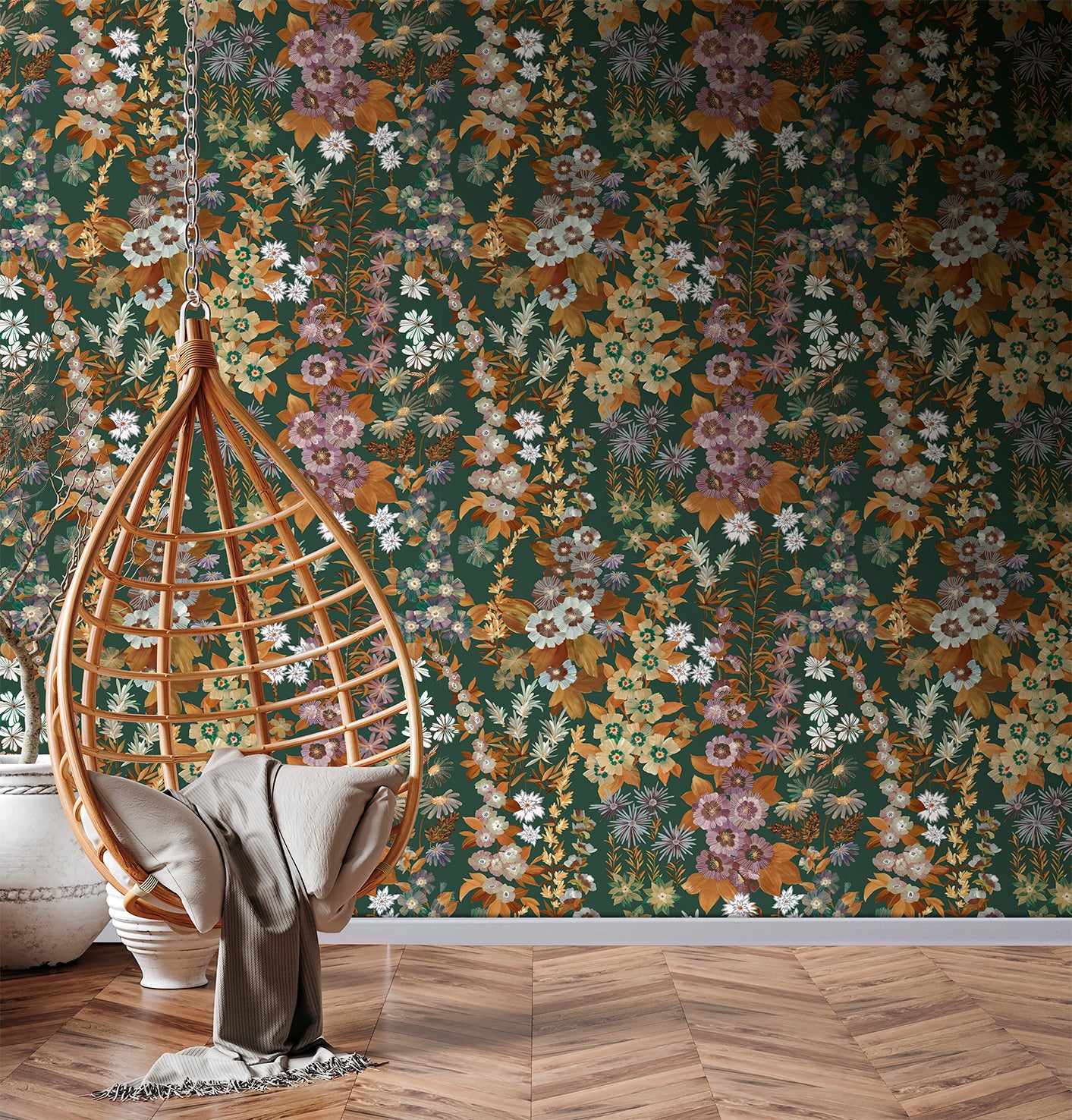 Midnight Meadow Tapestry