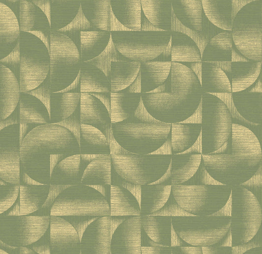 Olive green and champagne gold.