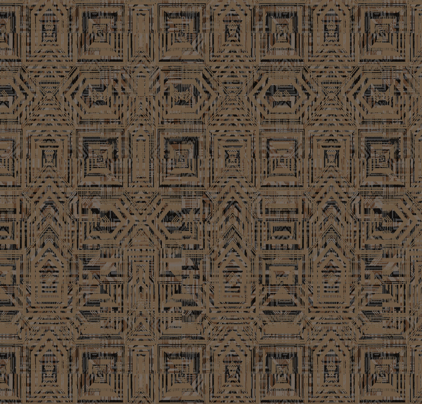 Emerald Tribal Geometric Wallpaper