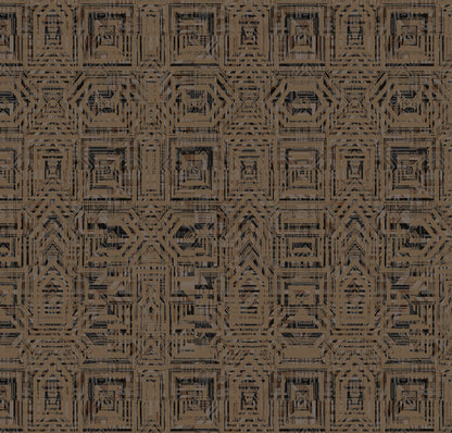Emerald Tribal Geometric Wallpaper