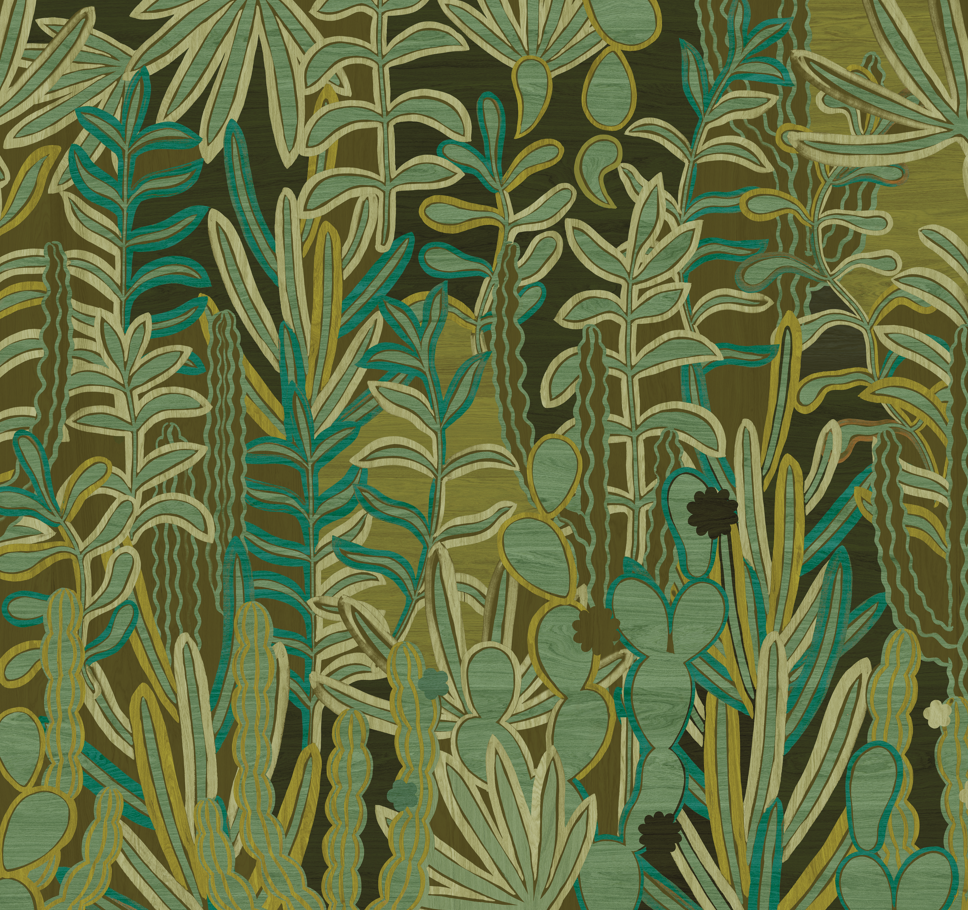 Bronzed Foliage Weave