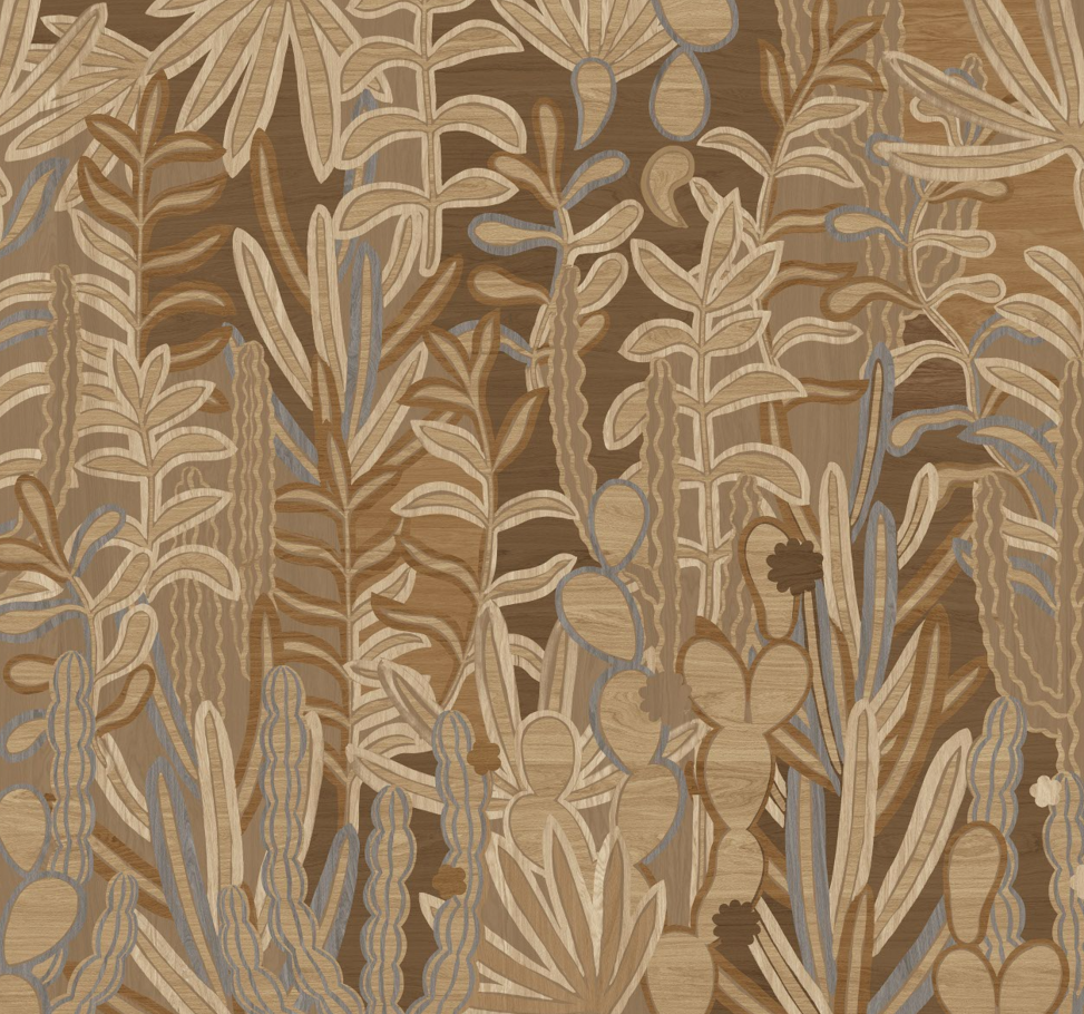 Bronzed Foliage Weave