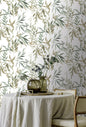 Botanical Leaf Wallpaper