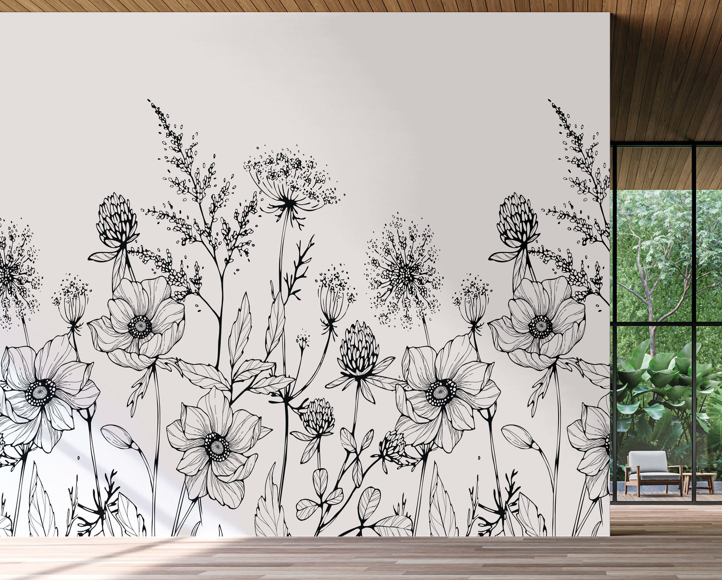 Botanical Wildflower Sketch