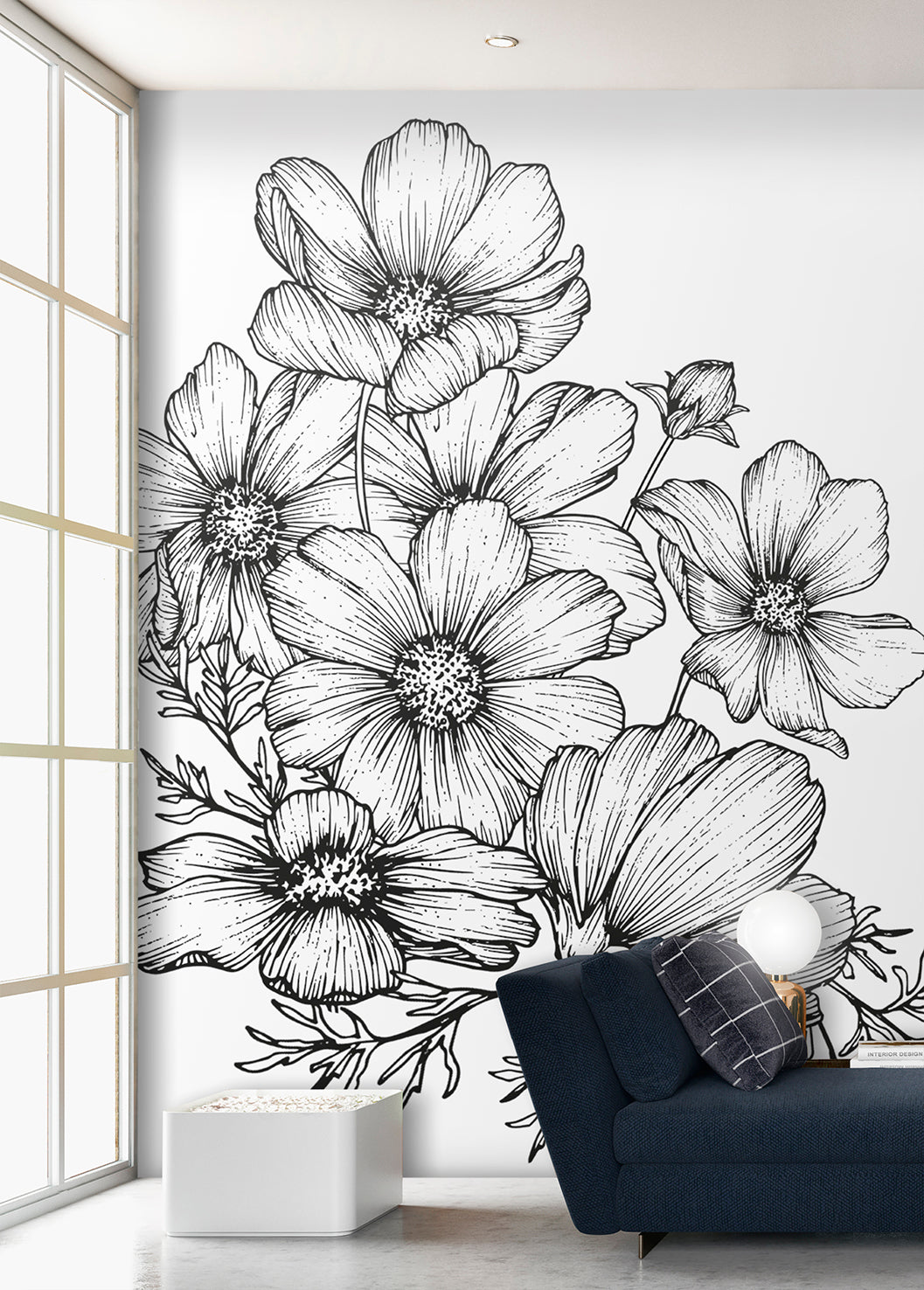 Cosmos Bloom Sketch