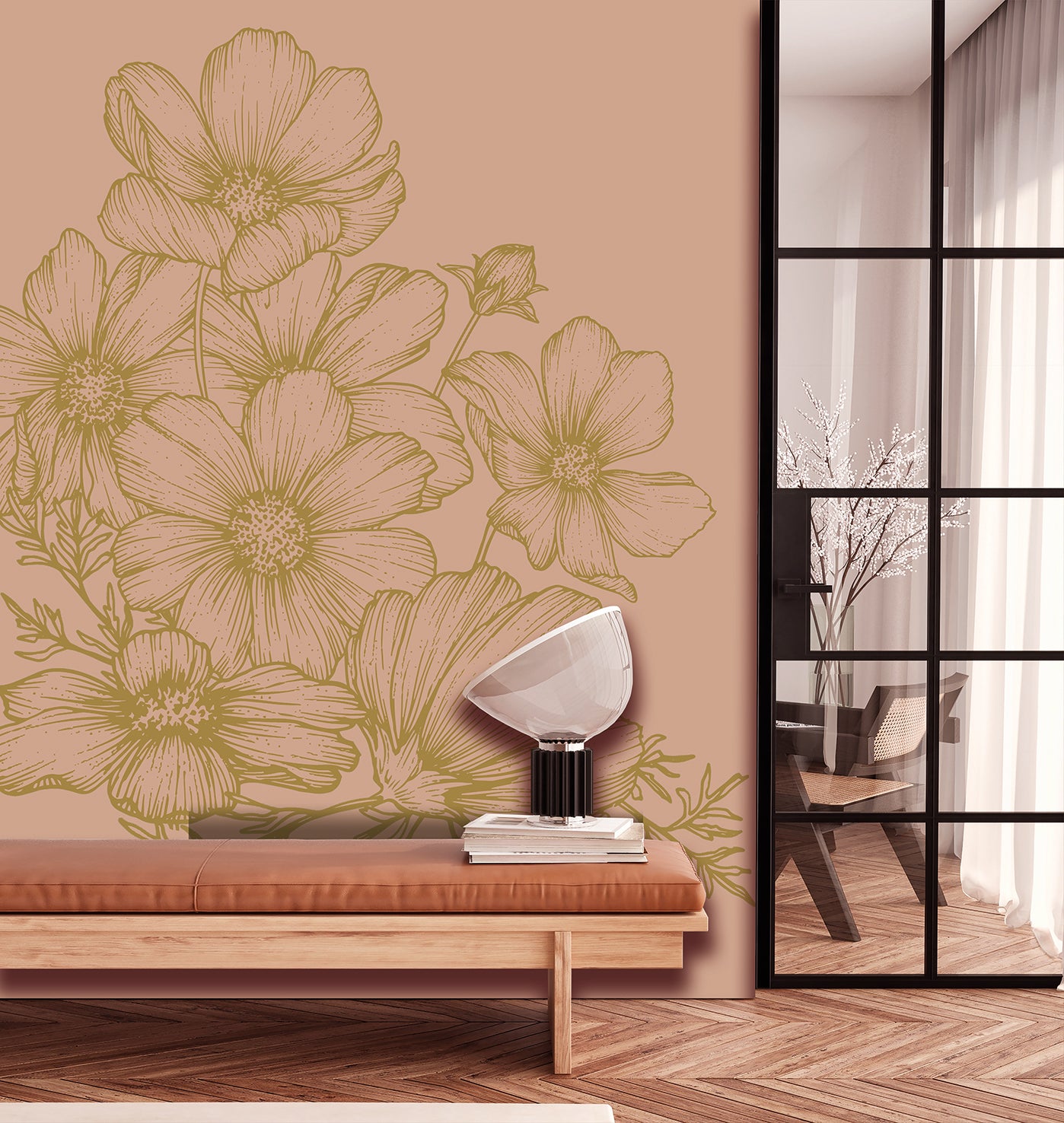 Cosmos Bloom Sketch