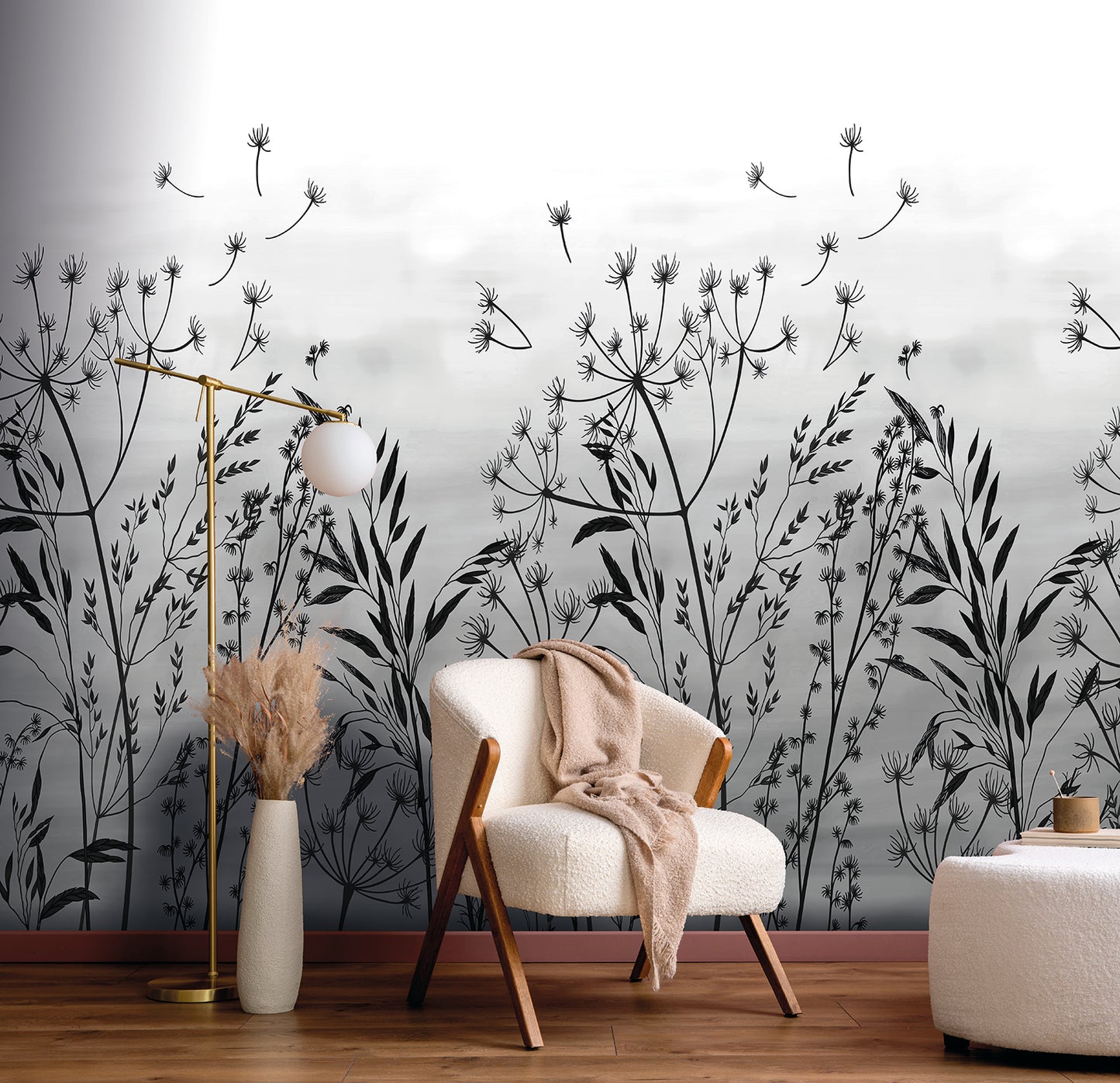 Dandelion Meadow Silhouette