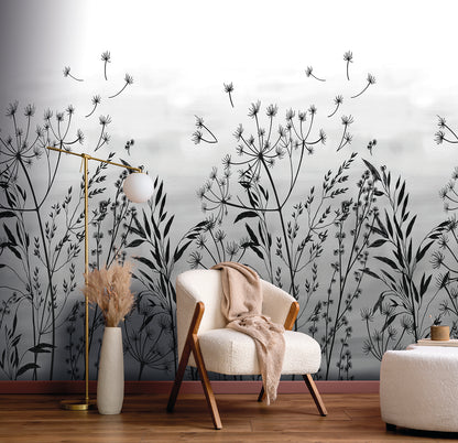 Dandelion Meadow Silhouette