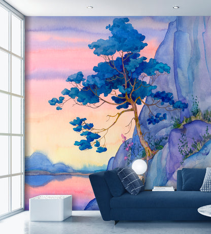 Twilight Cliffside Pine
