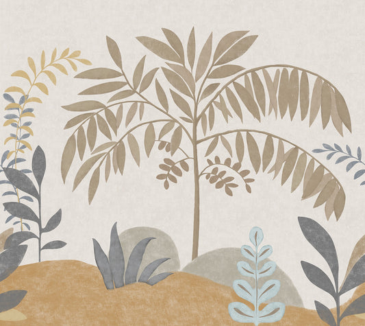 Minimal Tropical Wallpaper
