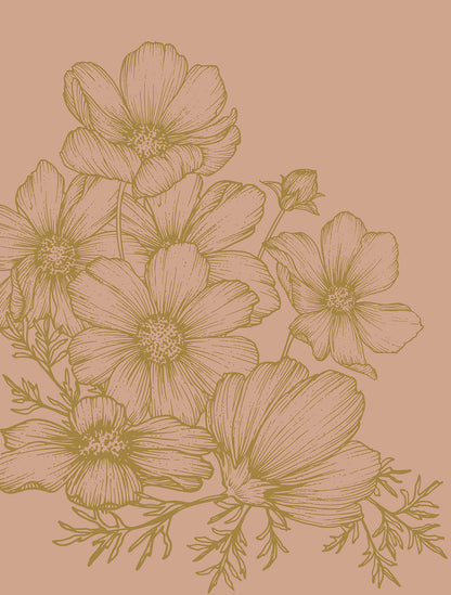 Cosmos Bloom Sketch