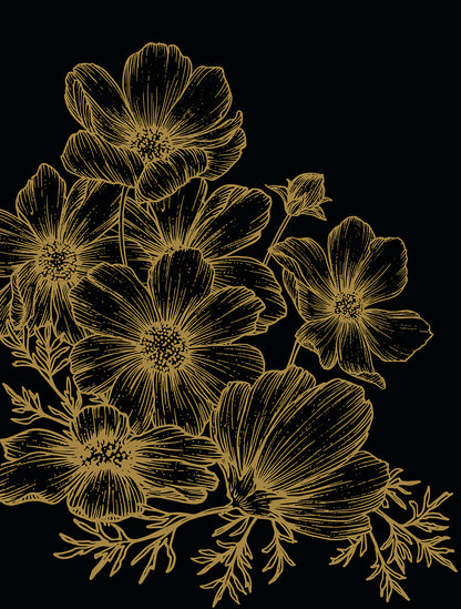Cosmos Bloom Sketch