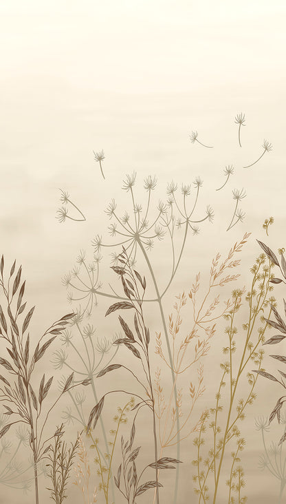 Dandelion Meadow Silhouette