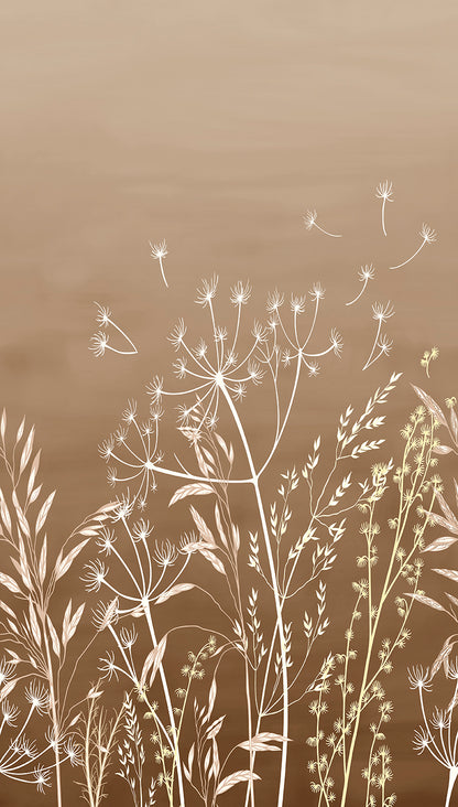 Dandelion Meadow Silhouette