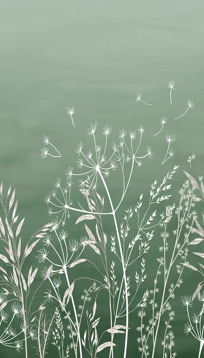 Dandelion Meadow Silhouette