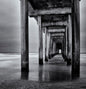 Monochrome Pier Tunnel