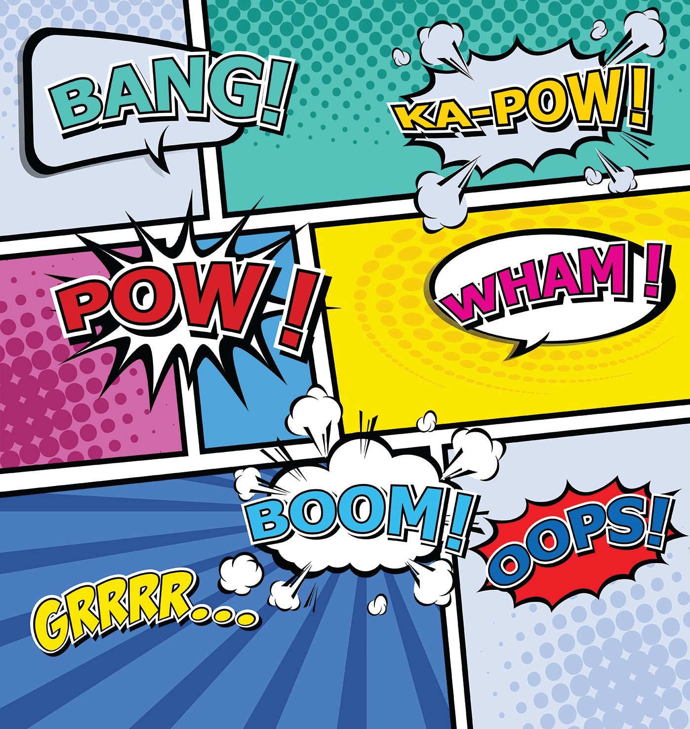Comic Boom Panels
