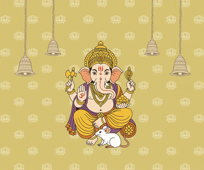 Ganesha Golden Bells