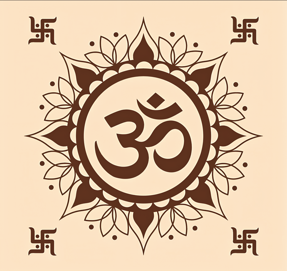 Om Mandala Motif