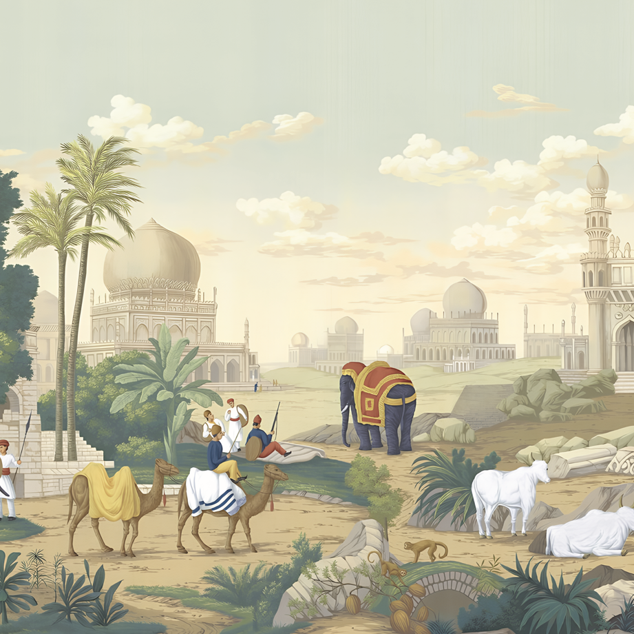 Domes Camels Caravan