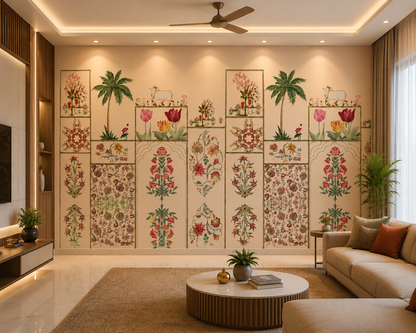 Floral Panel Tapestry Pattern