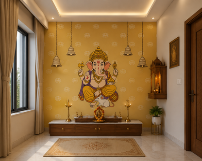 Ganesha Golden Bells