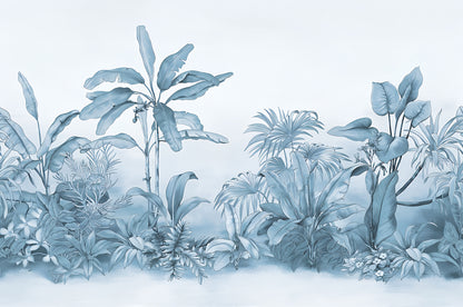 Tonal Banana Leaf Grove