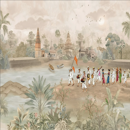 Riverside Temple Procession